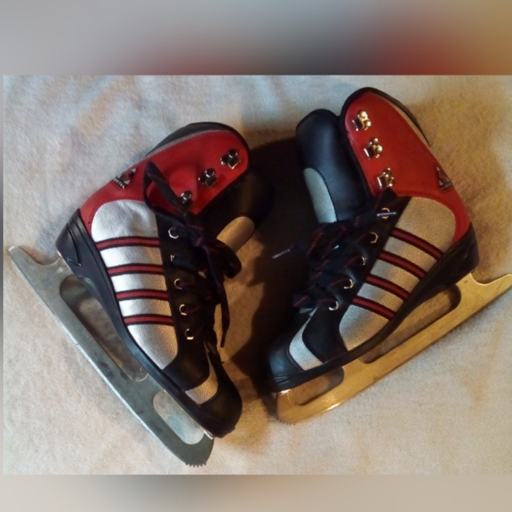 SOFTEC MENS SIZE 8 RENTAL ICE SKATES - Picture 2 of 5